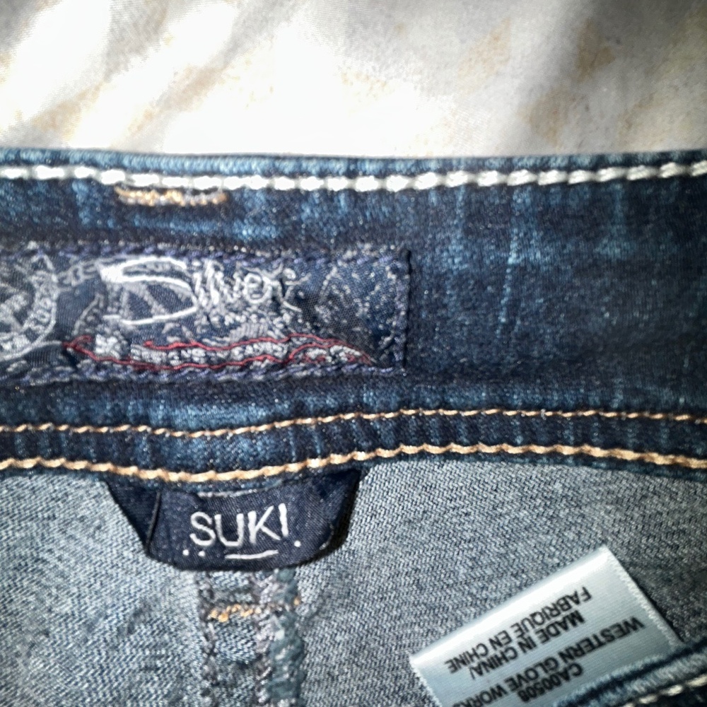 Silver Suki Jeans